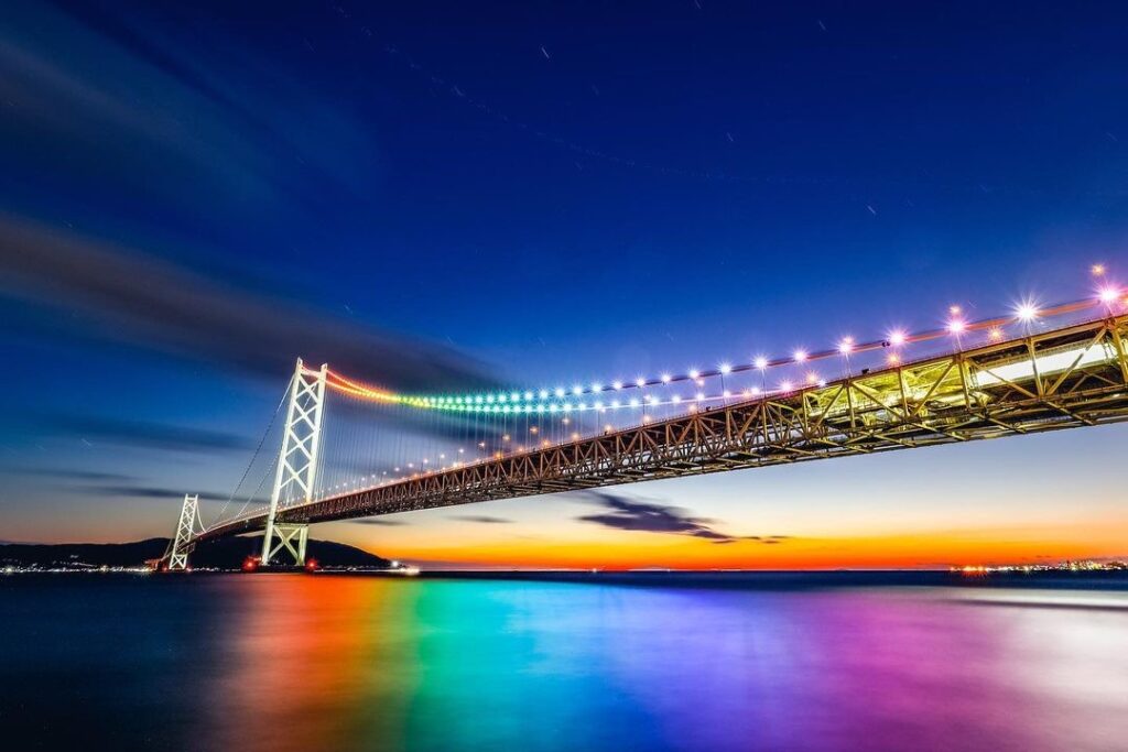 明石海峡大橋(@colu.426)