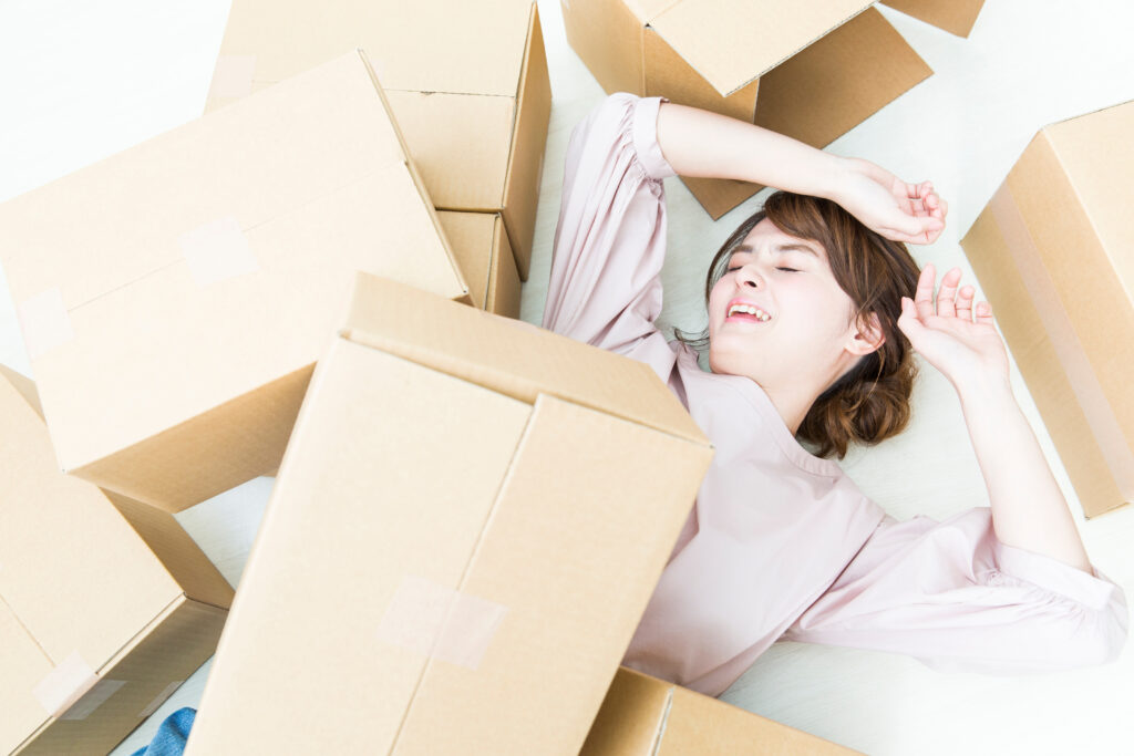 Mãi vẫn chưa đóng gói hết đồ đạc – Phải làm sao đây?